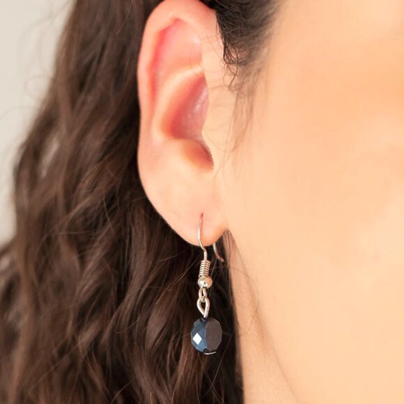 Paparazzi Jewelry Accessories - Cosmic Charisma - Blue Necklace - Vintage - Picture 6 of 6